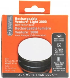 Adventure Medical Kits SOL Venture Light 3000 Recharge With Power Bank 0140-1305 -Tactical Apparel Store adventure medical kits sol venture light 3000 recharge with power bank 0140 1305 0140 1305 80711.1647698775