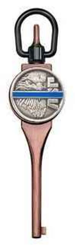 ASP Black Chrome Blue Line G1 Extended Handcuff Key 56316 -Tactical Apparel Store asp black chrome blue line g1 extended handcuff key 56316 87903.1599191464