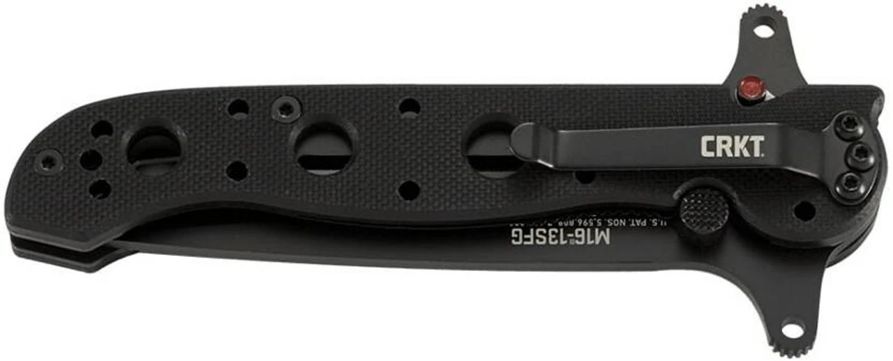 CRKT M16-13SFG Black Special Forces Tanto Flipper Folding Knife CRKT M16-13SFG Black Special Forces Tanto Flipper Folding Knife -Tactical Apparel Store columbia river knife and tool m16 special forces knife m16 13sfg 01748.1656265882