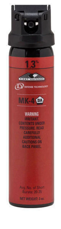 Defense Technology First Defense 1.3% MK-4 OC Aerosol -Tactical Apparel Store defense technology first defense 1.3percent mk 4 oc aerosol mk4 05699.1603752645