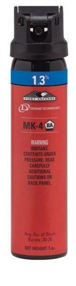 Defense Technology First Defense 1.3% MK-4 OC Aerosol -Tactical Apparel Store defense technology first defense 1.3percent mk 4 oc aerosol mk4 07300.1603747385