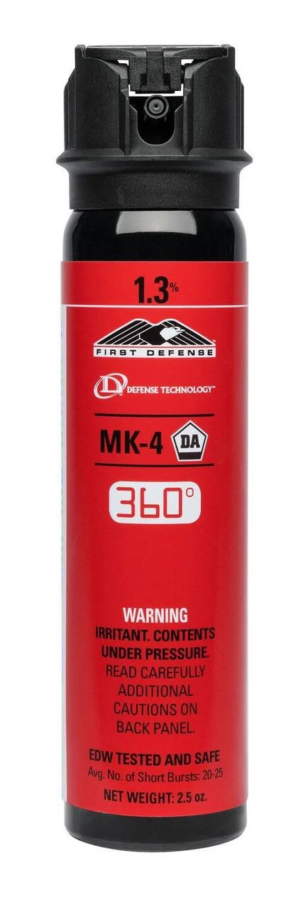 Defense Technology First Defense 360 1.3% MK-4 Gel OC Aerosol Defense Technology First Defense 360 1.3% MK-4 Gel OC Aerosol -Tactical Apparel Store defense technology first defense 360 1.3percent mk 4 gel oc aerosol dt 56541 54239.1601534932