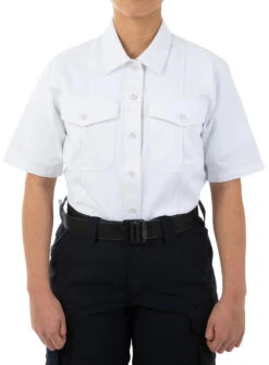 First Tactical Women's Cotton Station Short Sleeve Shirt -Tactical Apparel Store first tactical womens cotton station short sleeve shirt 122008 37989.1691907803