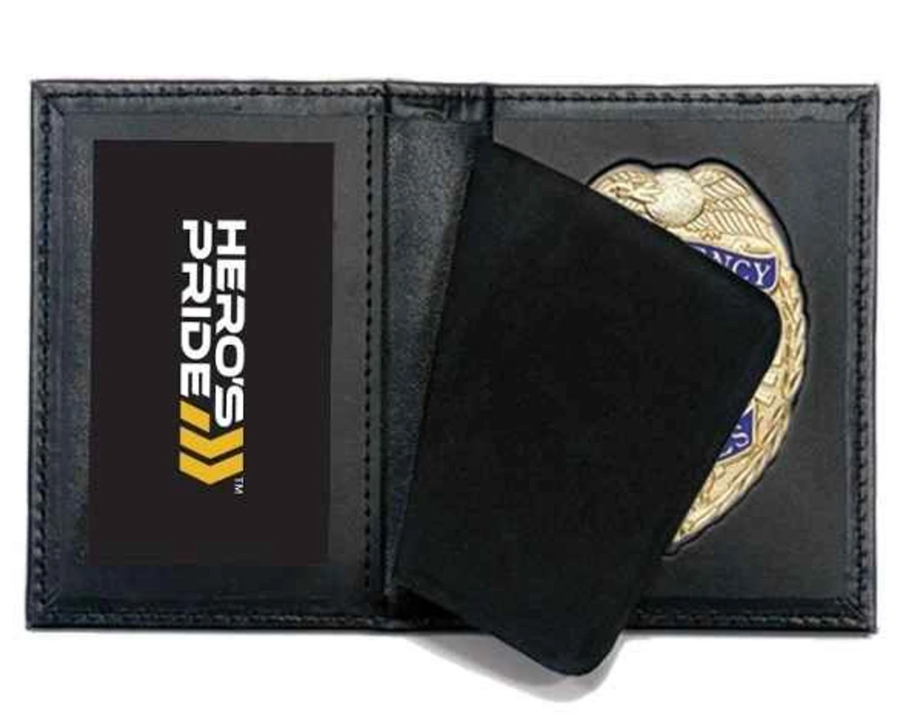 Hero's Pride Bi-fold Badge Case with ID window Hero's Pride Bi-fold Badge Case With ID Window -Tactical Apparel Store heros pride bi fold badge case with id window 9100 93680.1599195709