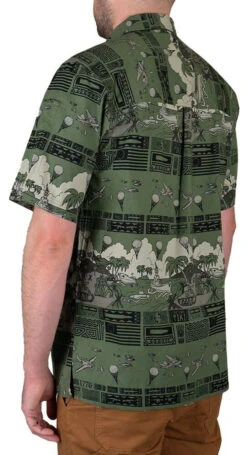 LA Police Gear 5 Branches Tactical Tiki™ Short Sleeve Button Up Shirt -Tactical Apparel Store la police gear 5 branches tactical tiki short sleeve button up shirt sstiki5branch 42676.1623592613