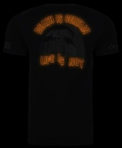 LA Police Gear Death Is Certain Glow In The Dark T-Shirt 6 LA Police Gear Death Is Certain Glow In The Dark T-Shirt -Tactical Apparel Store la police gear death is certain t shirt deathiscertain 31689.1634202382