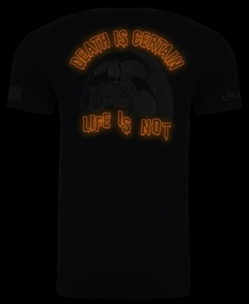 LA Police Gear Death Is Certain Glow in the Dark T-Shirt LA Police Gear Death Is Certain Glow In The Dark T-Shirt -Tactical Apparel Store la police gear death is certain t shirt deathiscertain 31689.1634202382