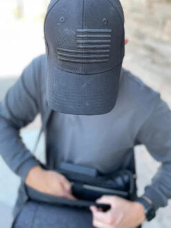 LA Police Gear Embroidered Blackout Flag Hat -Tactical Apparel Store la police gear embroidered blackout flag hat hat blackout flag 97400.1661282745