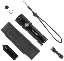 LA Police Gear F5 3,600 Lumen Flashlight With Power Bank Function -Tactical Apparel Store la police gear f5 3600 lumen flashlight with power bank function fl f5 09556.1601518620