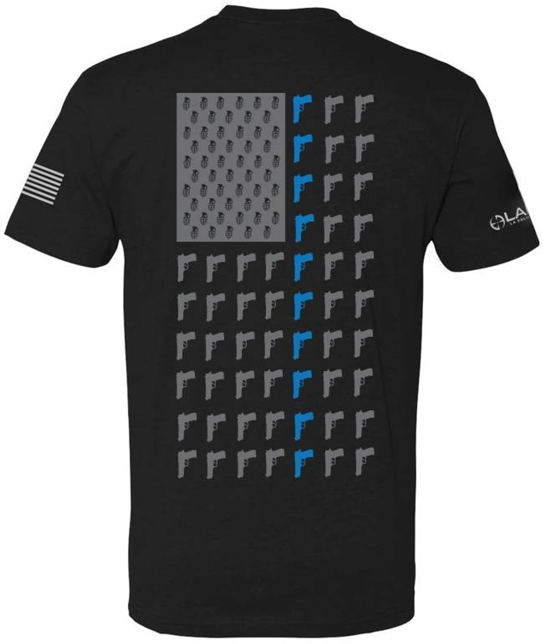 LA Police Gear Men's TBL Grenade Flag Short Sleeve T-Shirt LA Police Gear Men's TBL Grenade Flag Short Sleeve T-Shirt -Tactical Apparel Store la police gear mens tbl grenade flag short sleeve t shirt tbl grenadeflag 44954.1609341891