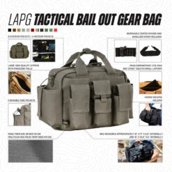 LA Police Gear Tactical Bail Out Gear Bag - Best Seller -Tactical Apparel Store la police gear tactical bail out gear bag best seller bailoutbag 89198.1649430017