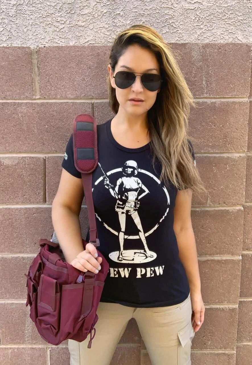 LA Police Gear Women's Pew Pew T-shirt LA Police Gear Women's Pew Pew T-shirt -Tactical Apparel Store la police gear womens pew pew t shirt ts pew pew 79799.1609375956