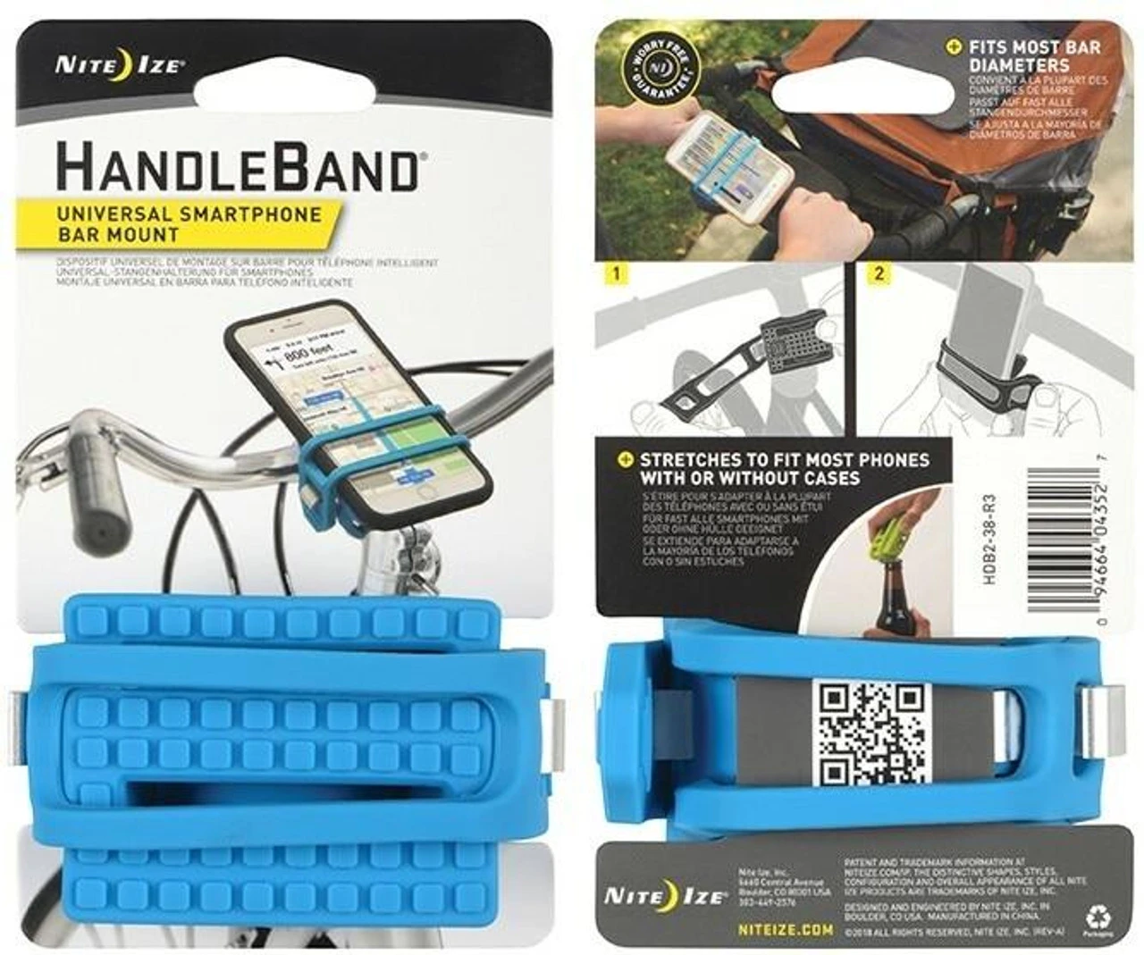 Nite Ize HandleBand Universal Smartphone Bar Mount Nite Ize HandleBand Universal Smartphone Bar Mount -Tactical Apparel Store nite ize handleband universal smartphone bar mount hdb2 23268.1607554957
