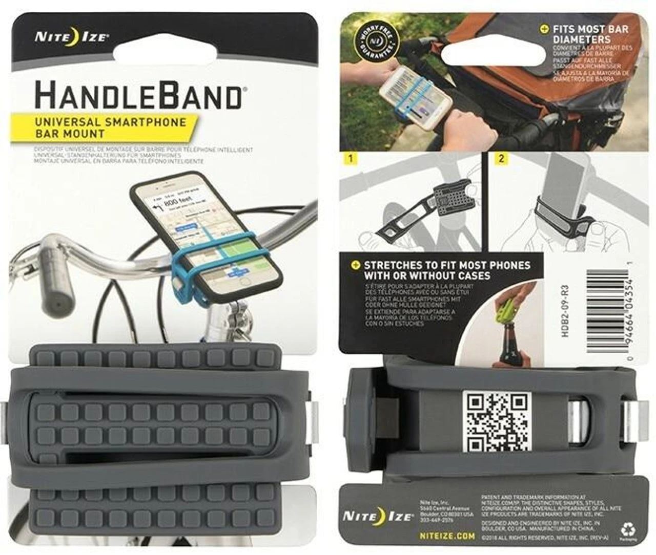 Nite Ize HandleBand Universal Smartphone Bar Mount Nite Ize HandleBand Universal Smartphone Bar Mount -Tactical Apparel Store nite ize handleband universal smartphone bar mount hdb2 76679.1607555073