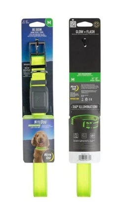 Nite Ize NiteDog Rechargeable LED Collar -Tactical Apparel Store nite ize nitedog rechargeable led collar ndcr 59368.1616660357