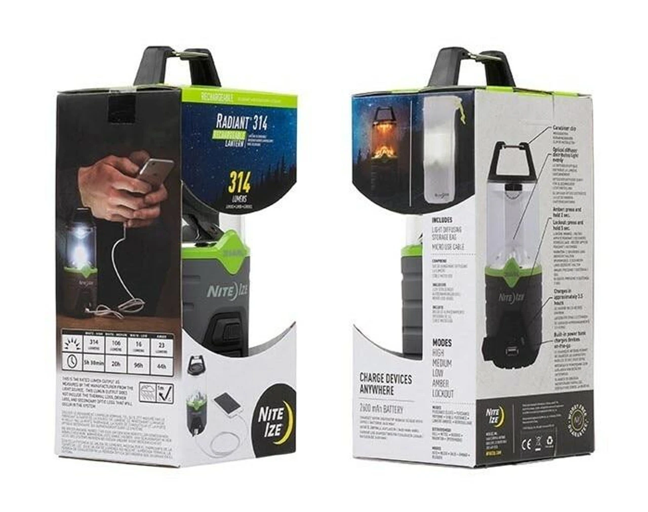 Nite Ize Radiant 314 Rechargeable Lantern Nite Ize Radiant 314 Rechargeable Lantern -Tactical Apparel Store nite ize radiant 314 rechargeable lantern r314rl 17 r8 36651.1616660240