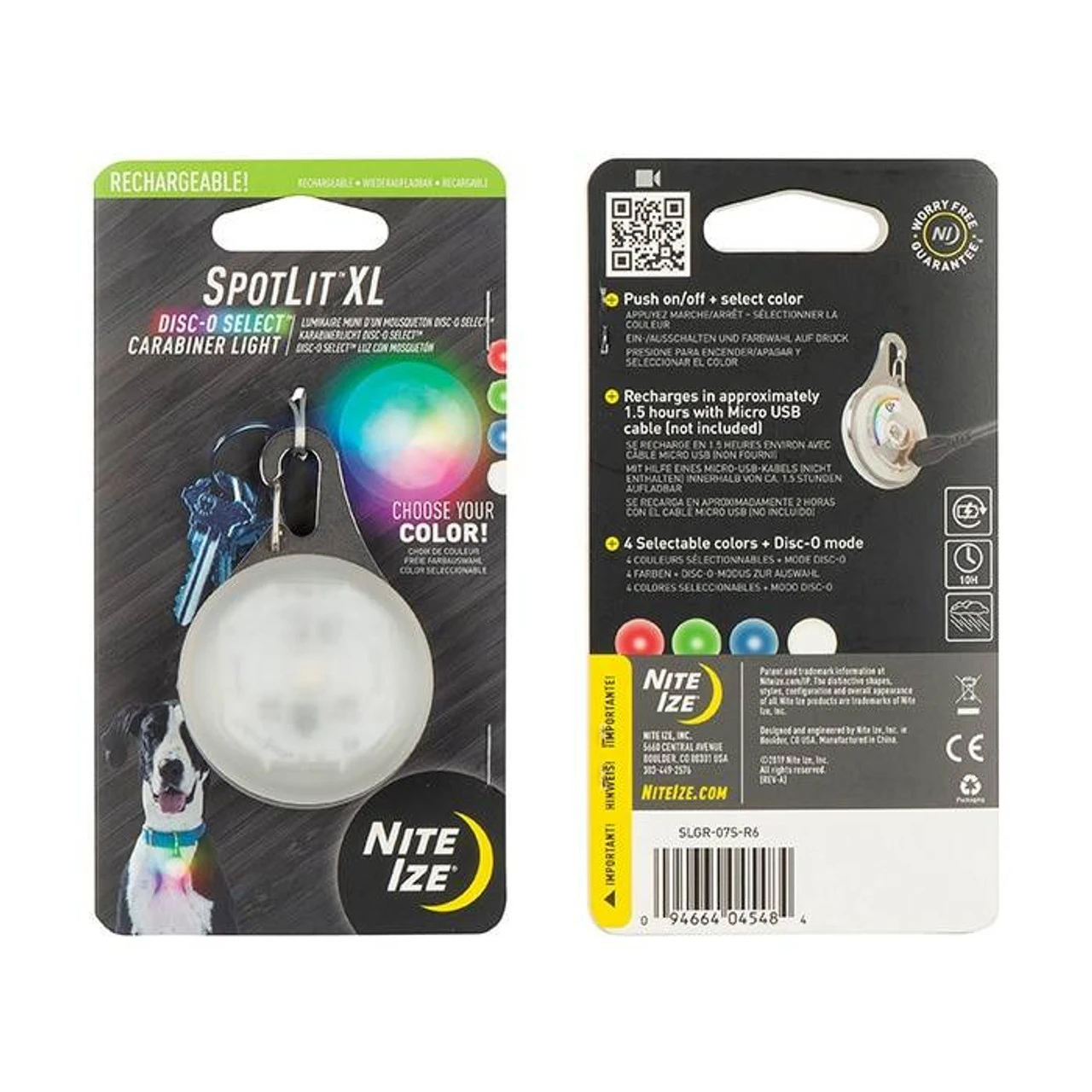 Nite Ize SpotLit XL Rechargeable Carabiner Light Disc-O Select Nite Ize SpotLit XL Rechargeable Carabiner Light Disc-O Select -Tactical Apparel Store nite ize spotlit xl rechargeable carabiner light disc o select slgr 07s r6 51392.1608219189