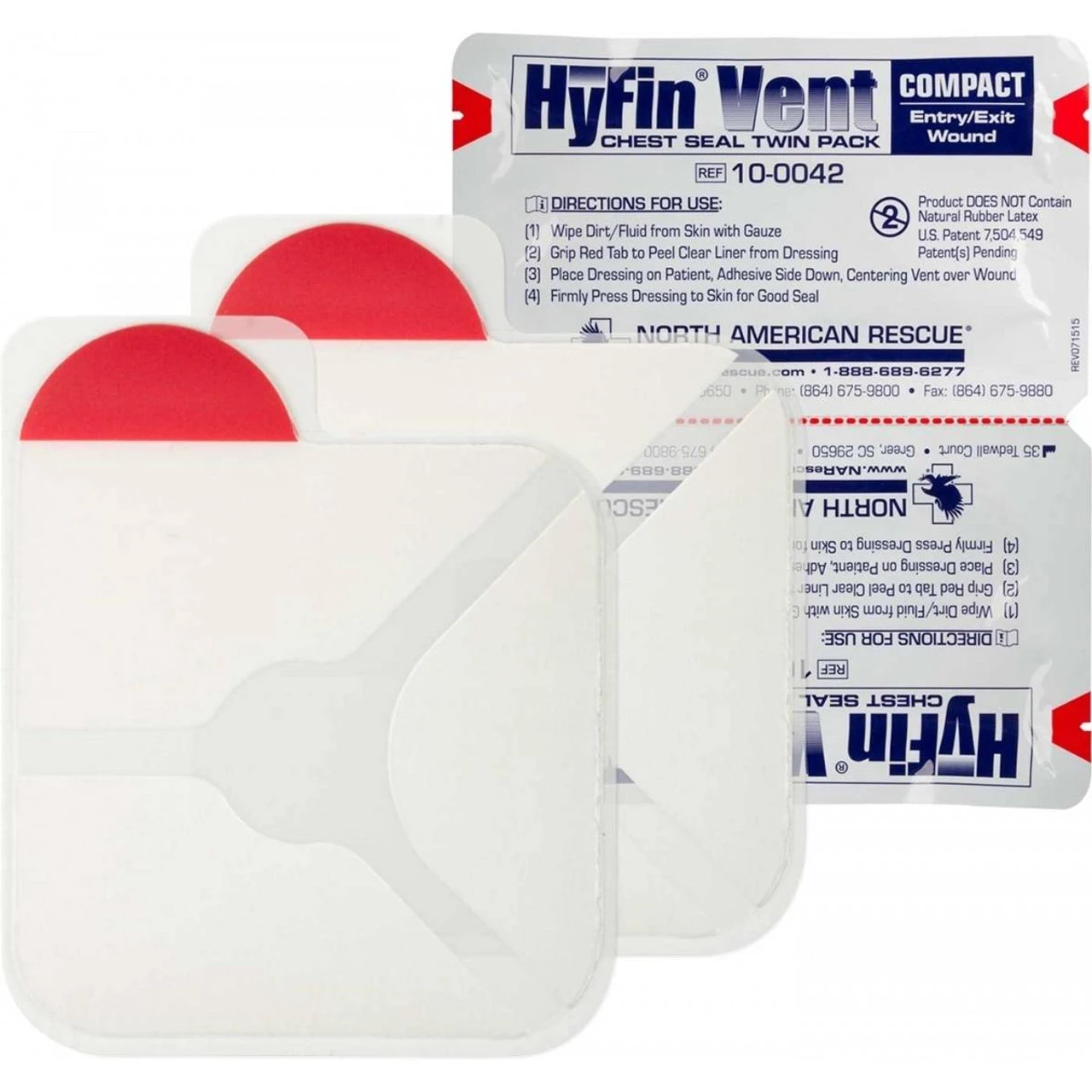 North American Rescue Hyfin Vent Compact Chest Seal Twin Pack North American Rescue Hyfin Vent Compact Chest Seal Twin Pack -Tactical Apparel Store north american rescue hyfin vent compact chest seal twin pack 10 0042 67751.1602576726