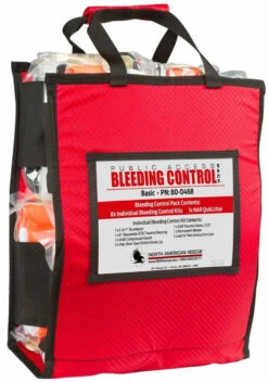 North American Rescue Public Access Bleeding Control 8-Pack-Vacuum Sealed