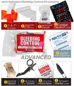 North American Rescue Public Access Bleeding Control 8-Pack-Vacuum Sealed -Tactical Apparel Store north american rescue public access bleeding control 8 pack vacuum sealed pabc8p 60150.1602586013
