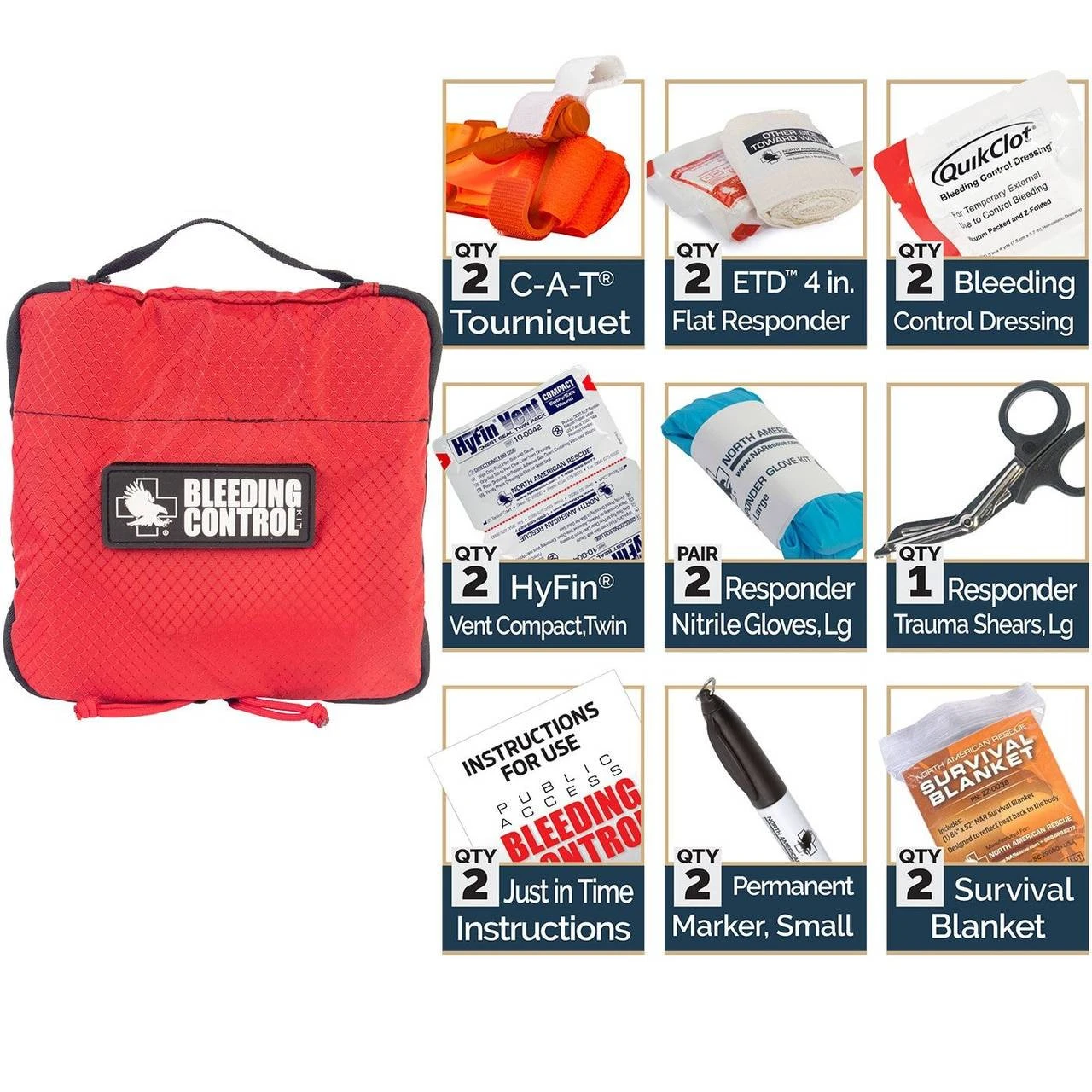 North American Rescue Public Access Bleeding Control Twin Pack North American Rescue Public Access Bleeding Control Twin Pack -Tactical Apparel Store north american rescue public access bleeding control twin pack nar 80 0951 00327.1683217984