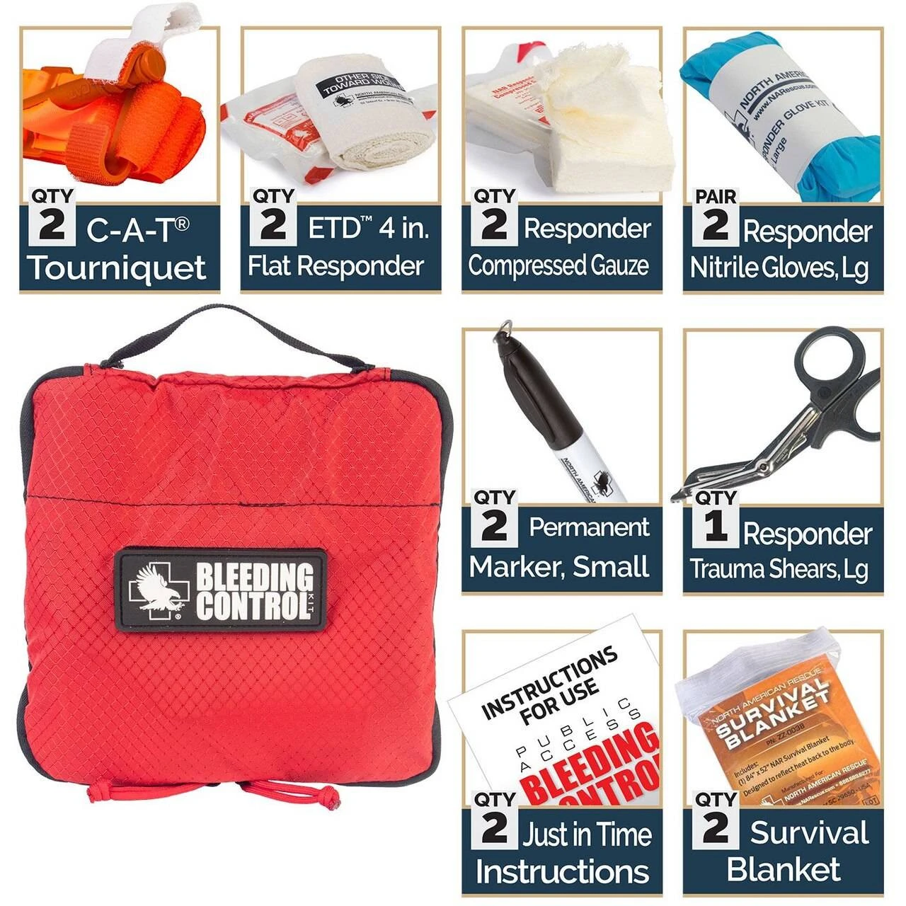 North American Rescue Public Access Bleeding Control Twin Pack North American Rescue Public Access Bleeding Control Twin Pack -Tactical Apparel Store north american rescue public access bleeding control twin pack nar 80 0951 05493.1683217984