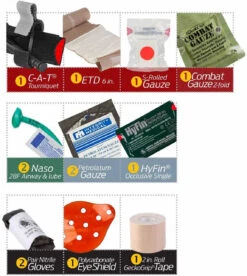 North American Rescue USCG IFAK Kit -Tactical Apparel Store north american rescue uscg ifak kit uscg ifak 47876.1601511341