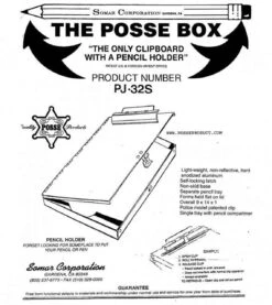 Posse Box Junior PJ-32S Side Opening Clipboard Box -Tactical Apparel Store posse box junior pj 32s side opening clipboard box pb pj 32s 06570.1599181555