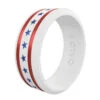 QALO Folds Of Honor Unisex White Stars And Stripes Modern Ring -Tactical Apparel Store qalo folds of honor unisex white stars and stripes modern ring qs9 ufhswh 35430.1691908115