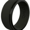 Qalo Men's Black Step Edge Polished Ring QS9-MXB -Tactical Apparel Store qalo mens black step edge polished ring qs9 mxb qs9 mxb 50835.1646487317