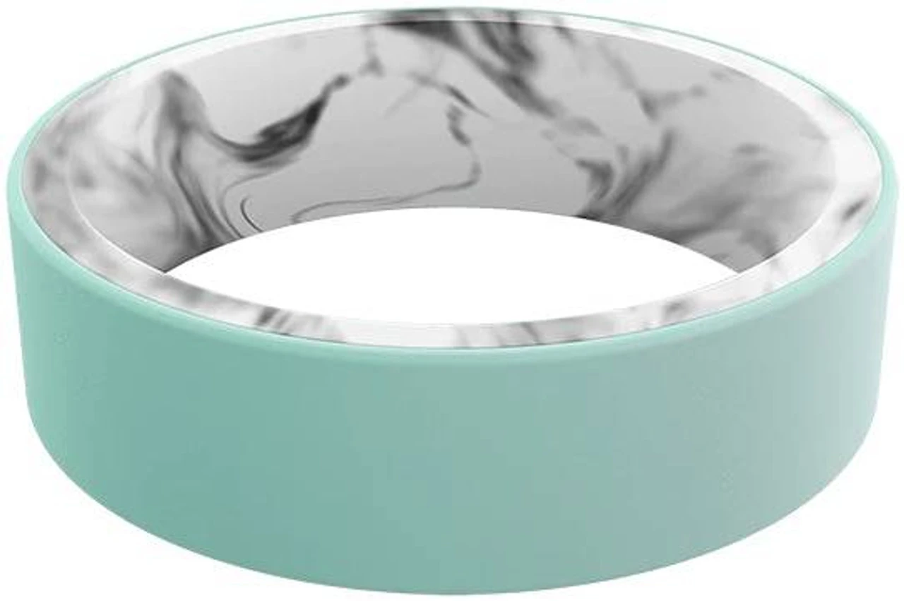 Qalo Women's Switch Reversible White Marble & Aqua Silicone Ring Qalo Women's Switch Reversible White Marble & Aqua Silicone Ring -Tactical Apparel Store qalo womens switch reversible white marble and aqua silicone ring qs9 usq 20793.1646086166