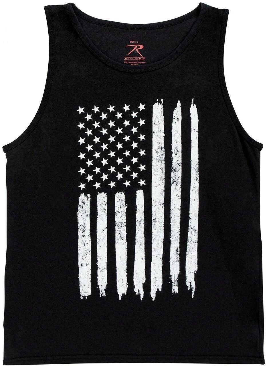 Rothco Distressed U.S. Flag Tank Top Rothco Distressed U.S. Flag Tank Top -Tactical Apparel Store rothco distressed us flag tank top dflagtank ro 83370.1606335684