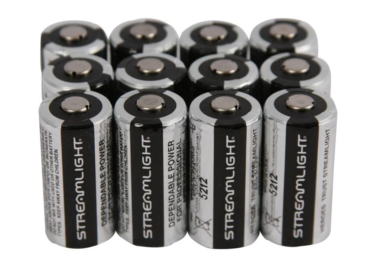 Streamlight 3V CR123 Lithium Batteries - 12 Pack Streamlight 3V CR123 Lithium Batteries - 12 Pack -Tactical Apparel Store streamlight 3v cr123 lithium batteries 12 pack 12pack 69954.1603757492