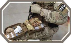 Tactical Medical Solutions Drop Leg Pouch - Basic Kit -Tactical Apparel Store tactical medical solutions drop leg pouch basic kit dlb 80931.1599150485