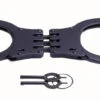 UZI Handcuff Hinged Double-Lock Black 1 UZI Handcuff Hinged Double-Lock Black -Tactical Apparel Store uzi handcuff hinged double lock black hc h b 67774.1603753486