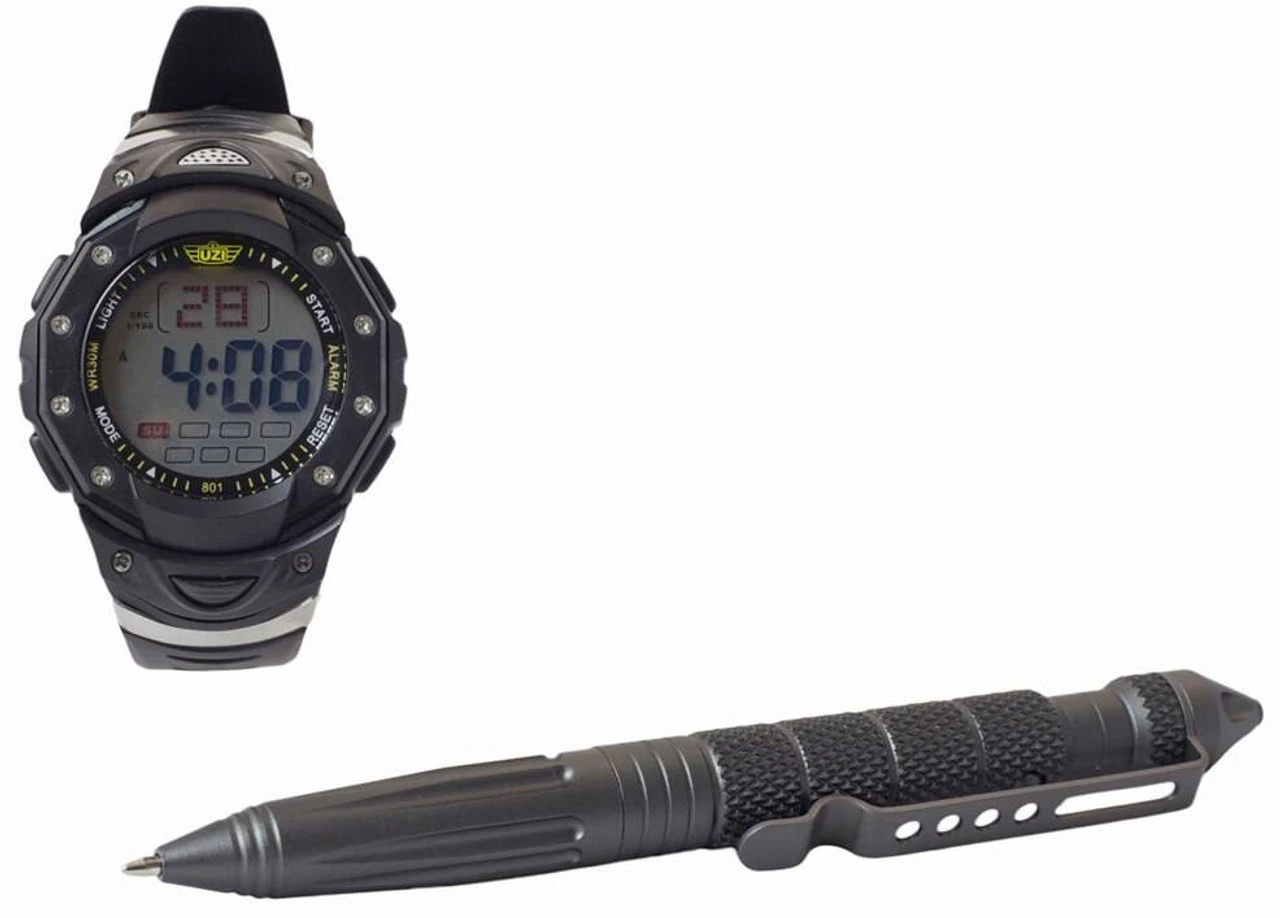 UZI Tactical Pen and Watch Combo UZI Tactical Pen And Watch Combo -Tactical Apparel Store uzi tactical pen and watch combo tpw combo 48643.1603766897